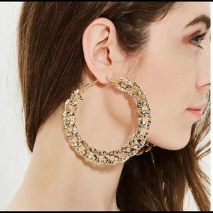 Oversized Hoop Earrings  